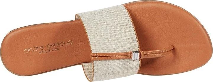 Andre Assous Nice Women's Shoes Beige Linen : 5 M, Textile - Image 2