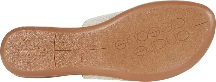 Andre Assous Nice Women's Shoes Beige Linen : 5 M, Textile - Image 3