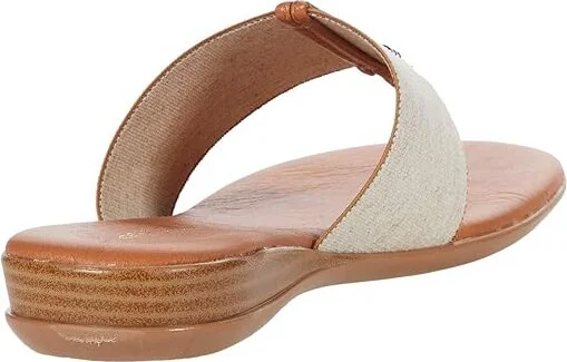 Andre Assous Nice Women's Shoes Beige Linen : 5 M, Textile - Image 4
