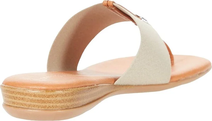 Andre Assous Nice Women's Shoes Ecru : 5 M, Textile - Image 4
