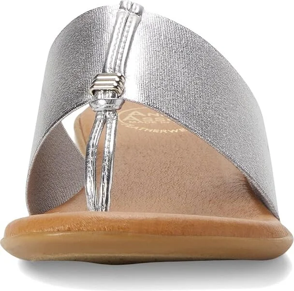 Andre Assous Nice Women's Shoes Silver : 5 M, Textile - Image 2