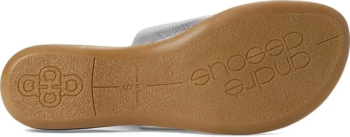 Andre Assous Nice Women's Shoes Silver : 5 M, Textile - Image 3