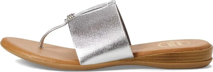 Andre Assous Nice Women's Shoes Silver : 5 M, Textile - Image 5