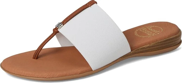 Andre Assous Nice Women's Shoes White : 5 M, Textile - Image 6