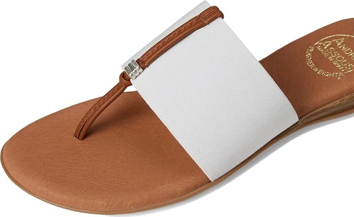 Andre Assous Nice Women's Shoes White : 5 M, Textile - Image 8