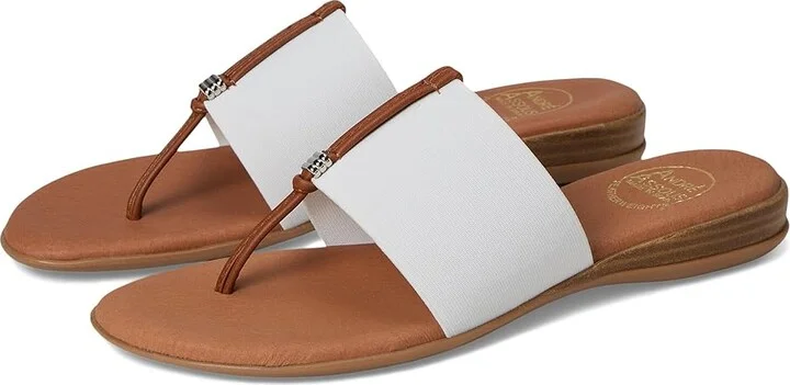 Andre Assous Nice Women's Shoes White : 5 M, Textile