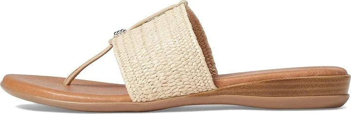 Andre Assous Nice Woven Featherweight Flat Women's Shoes Natural : 5 M, Synthetic - Image 5