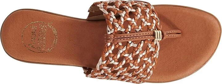 Andre Assous Nice Woven Featherweight Sandal Women's Shoes Cuero : 7 M, Leather - Image 2