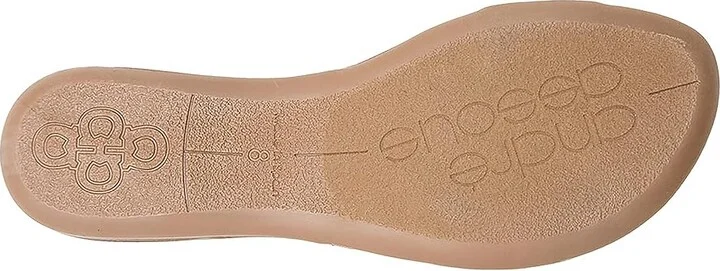 Andre Assous Nigella Featherweight Sandal Women's Shoes White : 5 M, Textile - Image 3