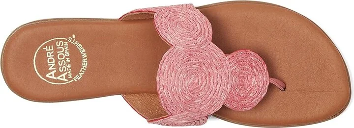 Andre Assous Nikky Women's Wedge Shoes Fuchsia : 9 M, Leather/Rubber - Image 2