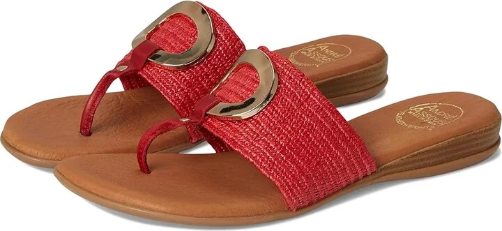 Andre Assous Nixi Women's Wedge Shoes Red : 11 M