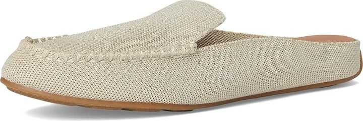 Andre Assous Nolah Women's Flat Shoes Creme/Platino : 6.5 M, Canvas/Leather/Rubber - Image 5