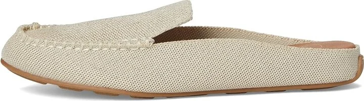 Andre Assous Nolah Women's Flat Shoes Creme/Platino : 6.5 M, Canvas/Leather/Rubber - Image 6