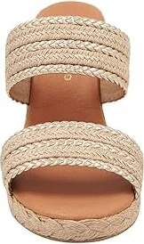 Andre Assous Nolita Raffia Women's Shoes Natural Platino Stripe : 8 M, Textile - Image 5