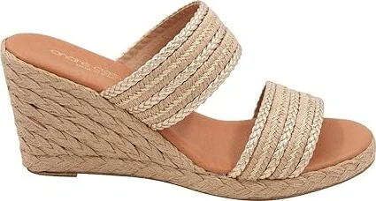 Andre Assous Nolita Raffia Women's Shoes Natural Platino Stripe : 8 M, Textile - Image 6