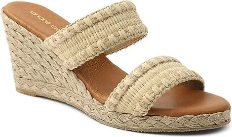 Andre Assous Nolita Raffia Women's Shoes Sand : 11 M