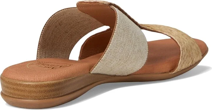 Andre Assous Noor Women's Sandals Beige/Beige : 5 M, Leather - Image 4