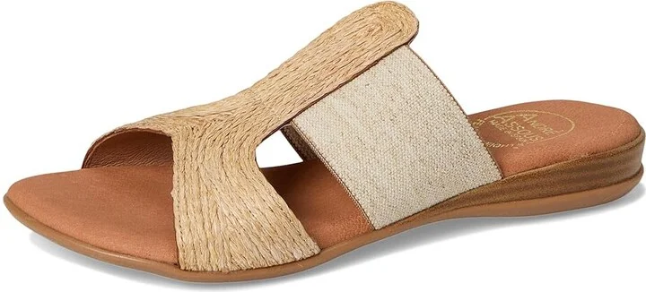 Andre Assous Noor Women's Sandals Beige/Beige : 5 M, Leather - Image 5