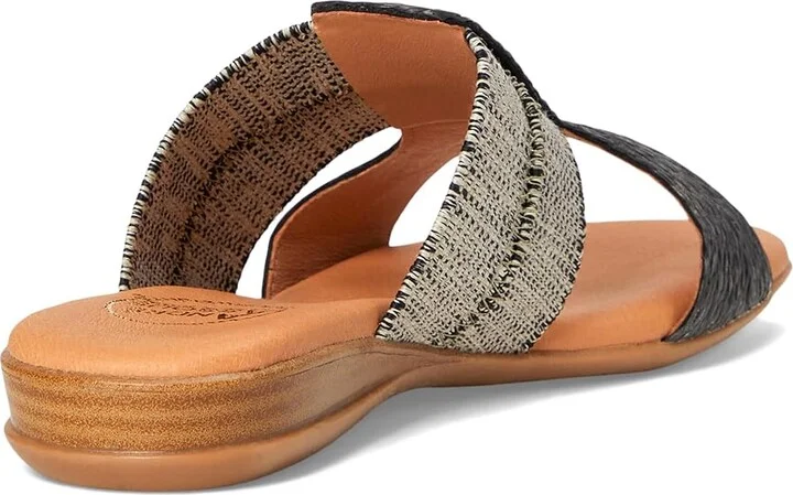 Andre Assous Noor Women's Sandals Black/Beige : 6 M, Leather - Image 4