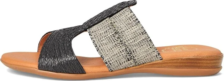 Andre Assous Noor Women's Sandals Black/Beige : 6 M, Leather - Image 6