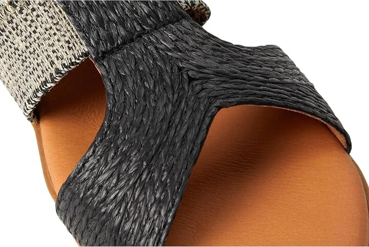 Andre Assous Noor Women's Sandals Black/Beige : 6 M, Leather - Image 7
