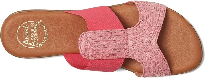Andre Assous Noor Women's Sandals Fuchsia : 8 M, Leather - Image 2
