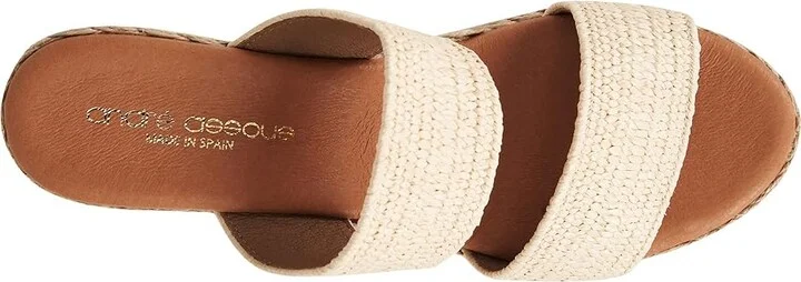 Andre Assous Nori Women's Sandals Natural : 11 M, Textile - Image 2