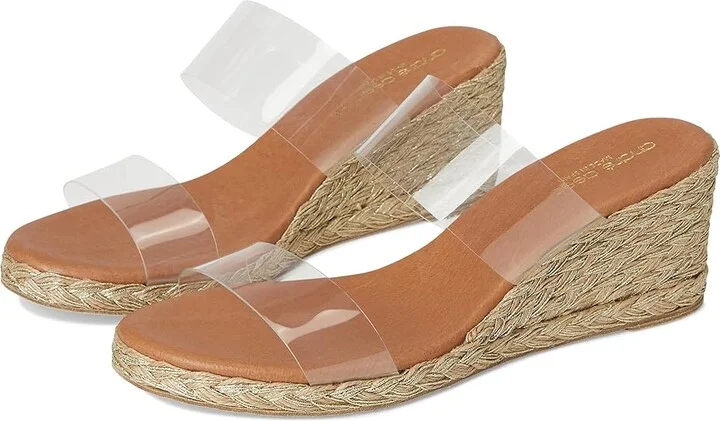 Andre Assous Nori Women's Shoes Clear/Gold : 10 M, Textile