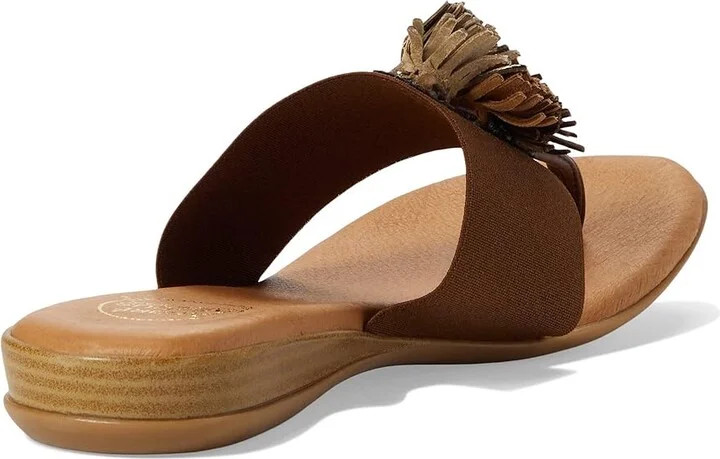Andre Assous Novalee Featherweight Sandal Women's Shoes Espresso : 7 M, Leather - Image 4