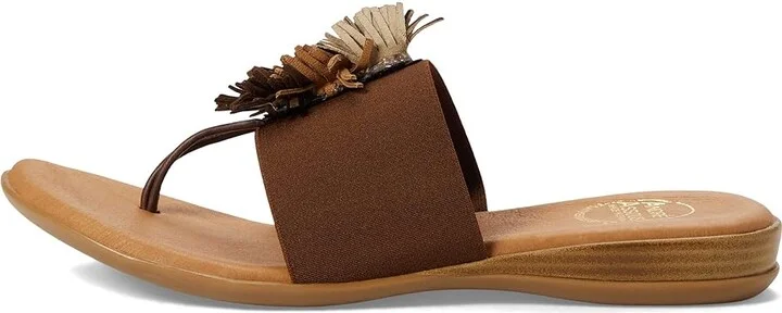 Andre Assous Novalee Featherweight Sandal Women's Shoes Espresso : 7 M, Leather - Image 5