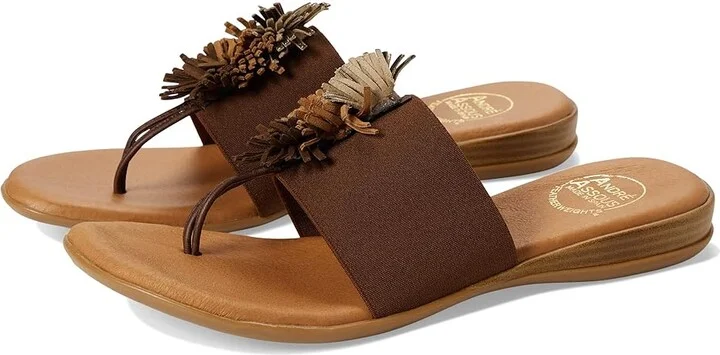Andre Assous Novalee Featherweight Sandal Women's Shoes Espresso : 7 M, Leather