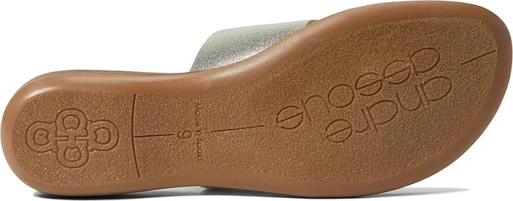 Andre Assous Novalee Featherweight Sandal Women's Shoes Platino : 8 M, Leather - Image 3
