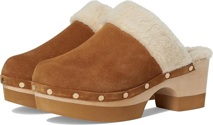Andre Assous Olivia High Women's Heels Cognac/Natural : 5 M, Leather/Suede