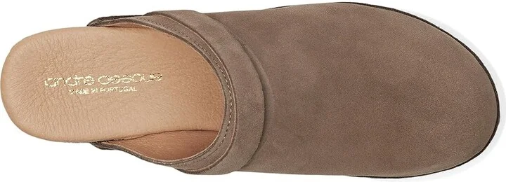 Andre Assous Olivia High Women's Heels Desert Taupe : 10 M, Leather/Suede - Image 2