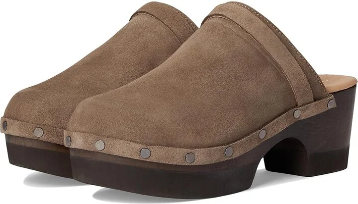 Andre Assous Olivia High Women's Heels Desert Taupe : 10 M, Leather/Suede