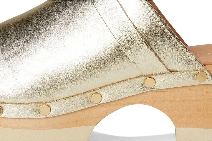 Andre Assous Olivia High Women's Heels White/Gold : 7 M, Leather/Suede - Image 7