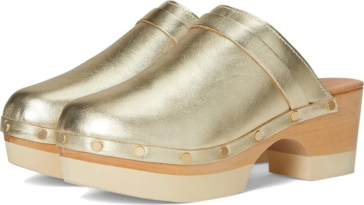 Andre Assous Olivia High Women's Heels White/Gold : 7 M, Leather/Suede