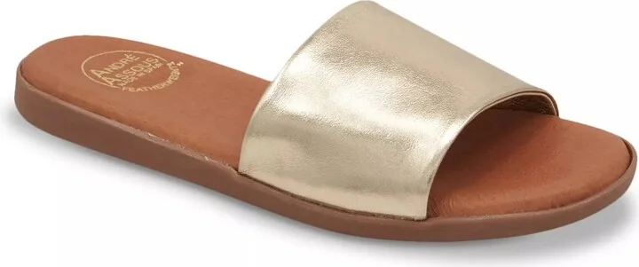 Gold Metallic Leather
