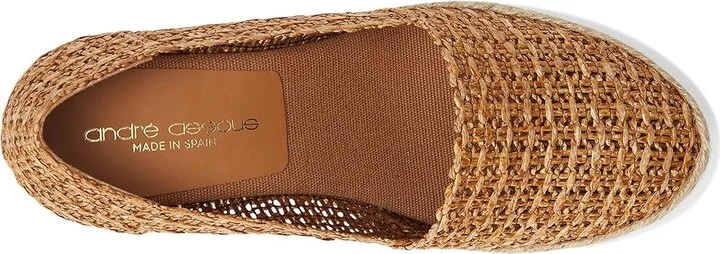Andre Assous Patti Women's Wedge Shoes Camel : 11 M, Textile - Image 2