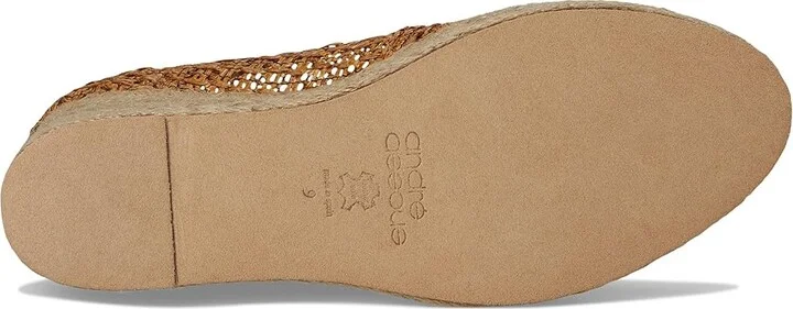 Andre Assous Patti Women's Wedge Shoes Camel : 11 M, Textile - Image 3