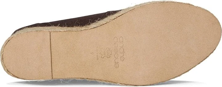 Andre Assous Patti Women's Wedge Shoes Cocoa Powder : 9 M, Textile - Image 3