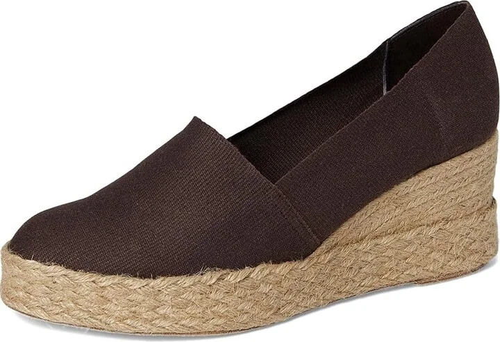 Andre Assous Patti Women's Wedge Shoes Cocoa Powder : 9 M, Textile - Image 5