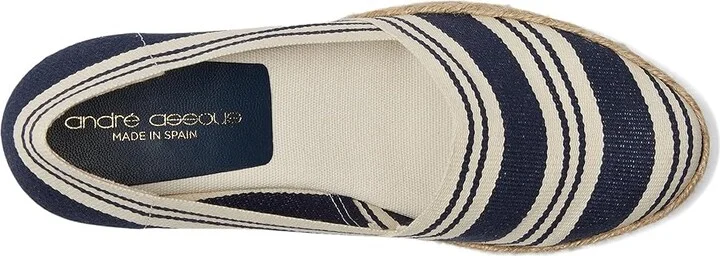 Andre Assous Patti Women's Wedge Shoes Navy : 11 M, Textile - Image 2