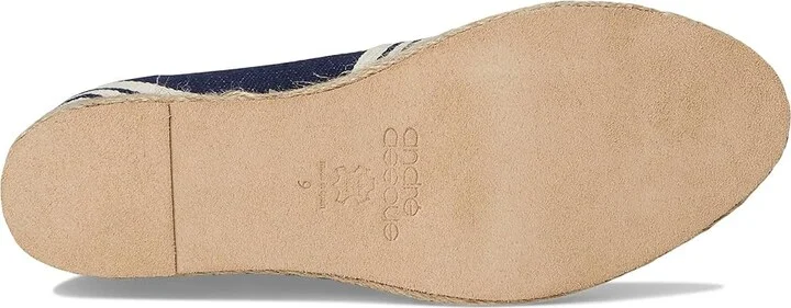 Andre Assous Patti Women's Wedge Shoes Navy : 11 M, Textile - Image 3