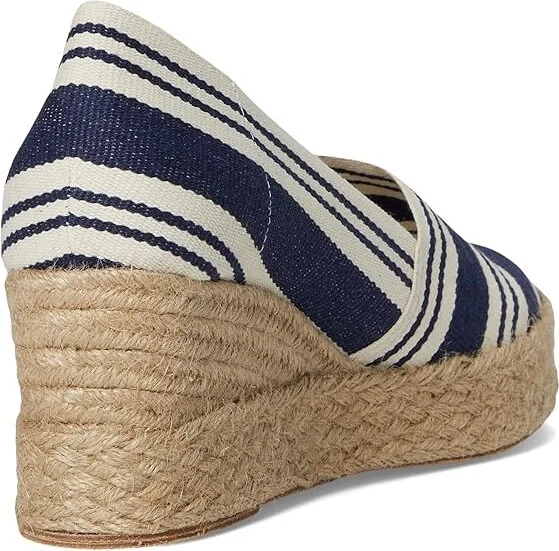 Andre Assous Patti Women's Wedge Shoes Navy : 11 M, Textile - Image 4