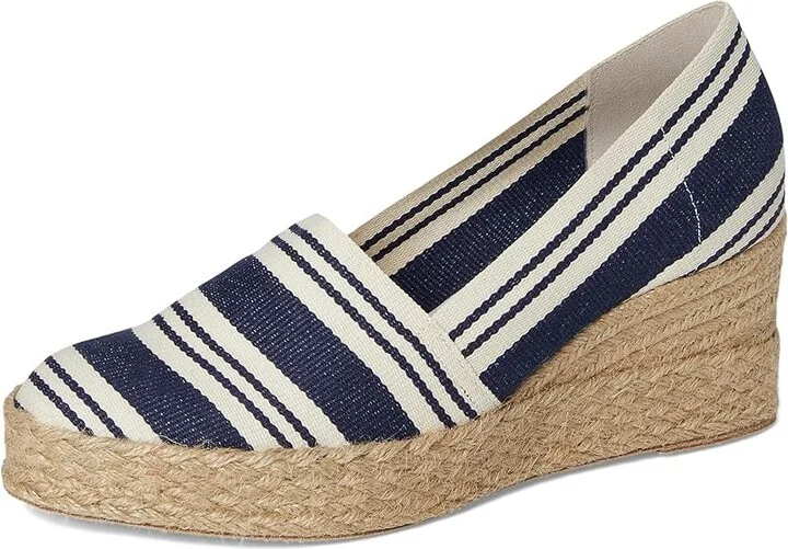 Andre Assous Patti Women's Wedge Shoes Navy : 11 M, Textile - Image 5