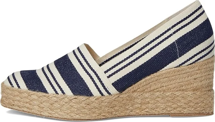 Andre Assous Patti Women's Wedge Shoes Navy : 11 M, Textile - Image 6