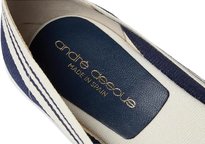 Andre Assous Patti Women's Wedge Shoes Navy : 11 M, Textile - Image 7