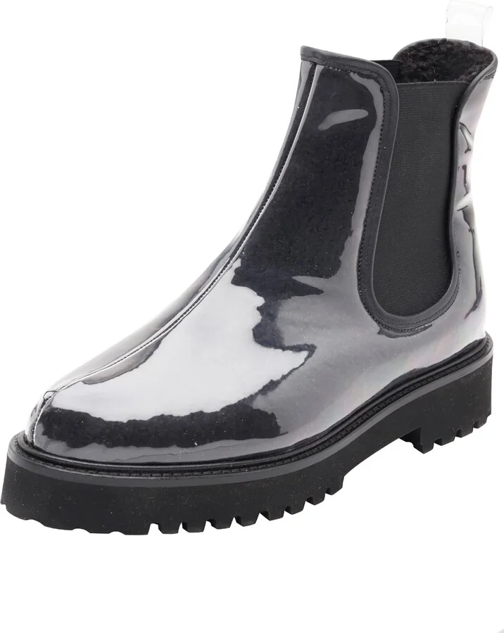 André Assous Peggy Vinyl Chelsea Bootie