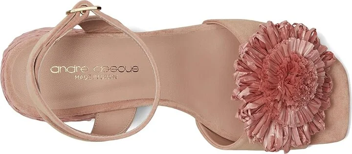 Andre Assous Reena Women's Dress Sandals Blush : 6 M, Leather - Image 2